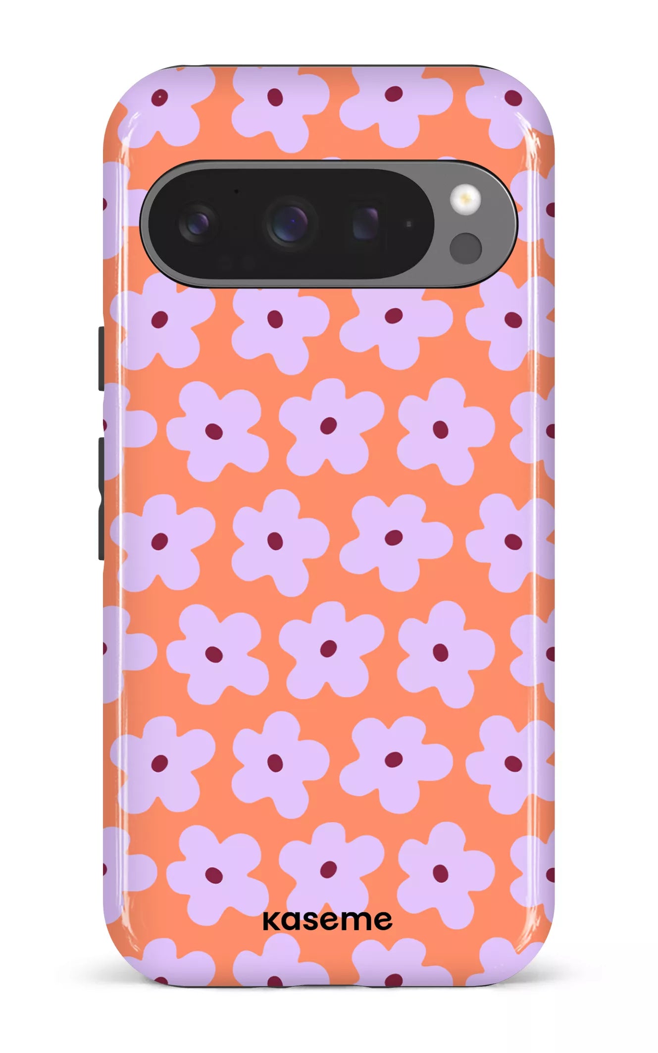 Google Pixel 9 Pro Impact (Gloss) Viva la Fiori Orange -