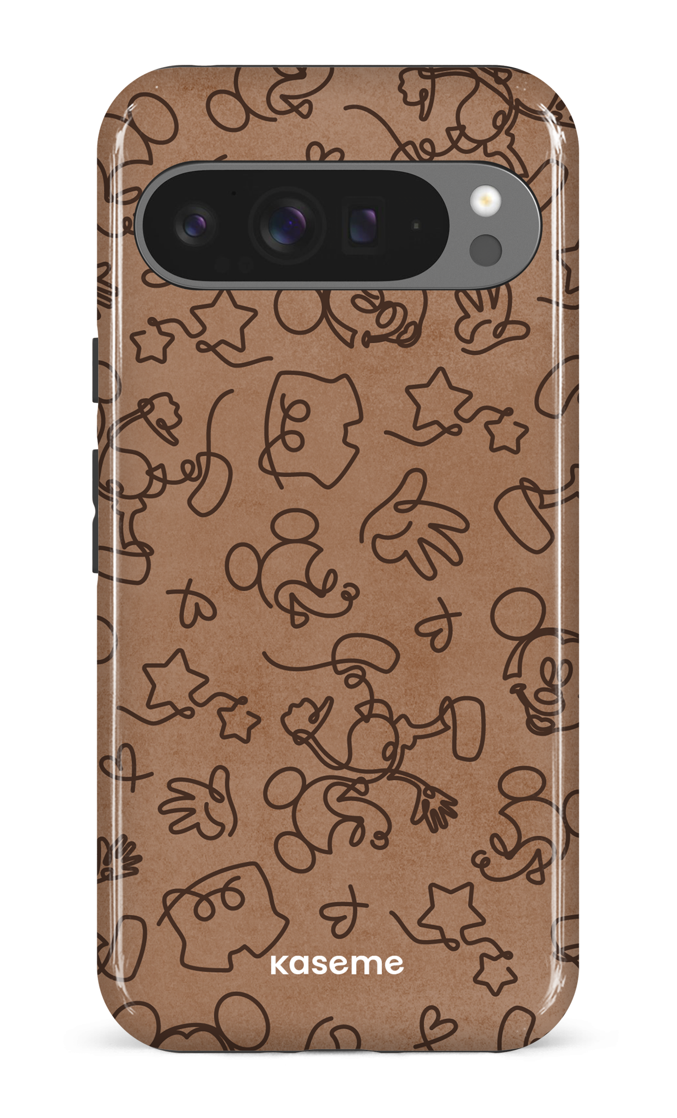 Google Pixel 9 Pro XL Impact (Gloss) Doodle Mocha -