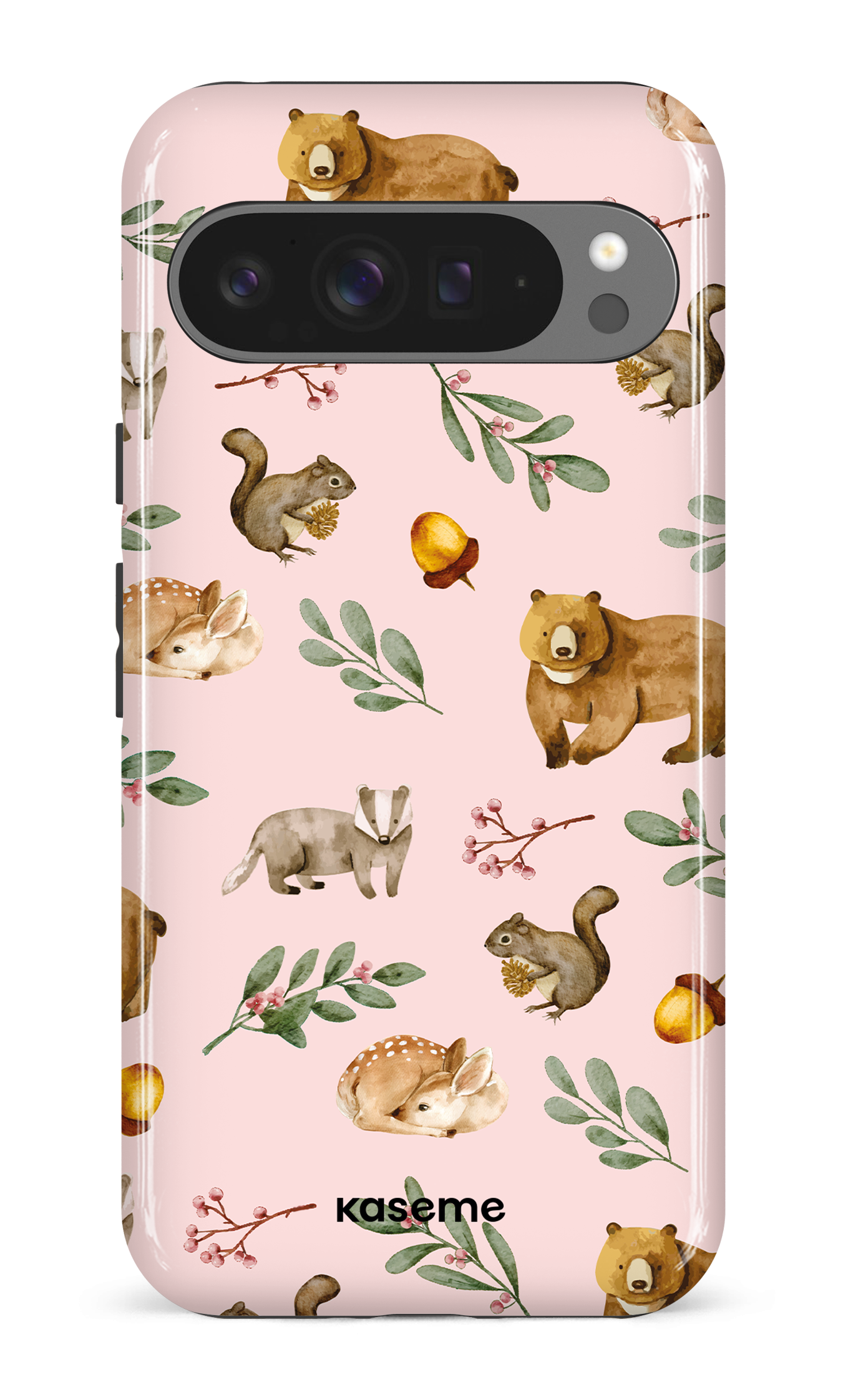 Google Pixel 9 Pro XL Impact (Gloss) Furry Forest Pink -