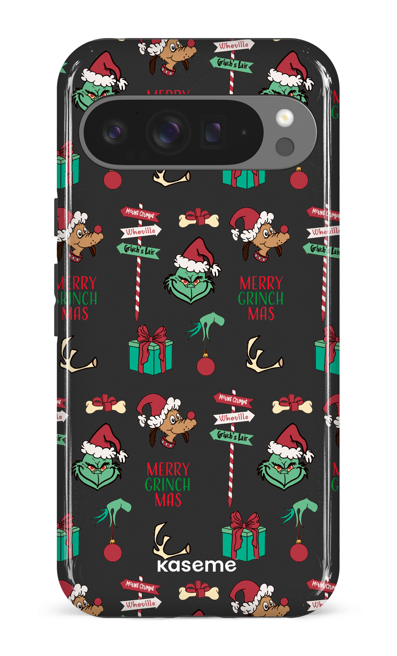 Google Pixel 9 Pro XL Impact (Gloss) Grinchmas black -