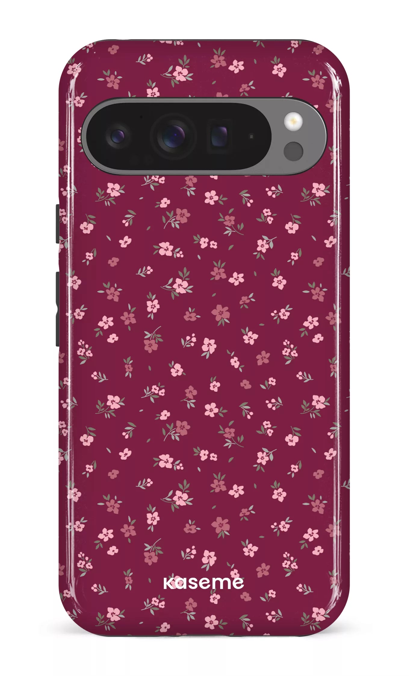 Google Pixel 9 Pro XL Impact (Gloss) Porcelain Blossom Burgundy -
