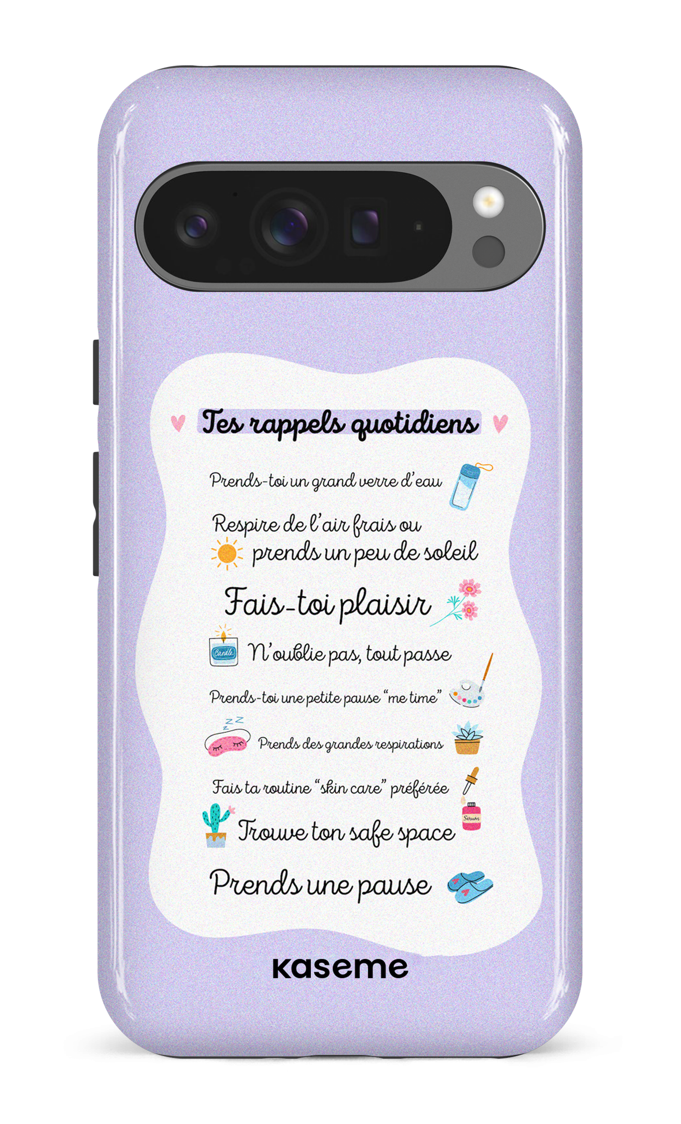 Google Pixel 9 Pro XL Impact (Gloss) Tes rappels quotidiens purple -