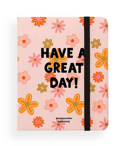 Great Day Floral by Designbykaitlin iPad Folio