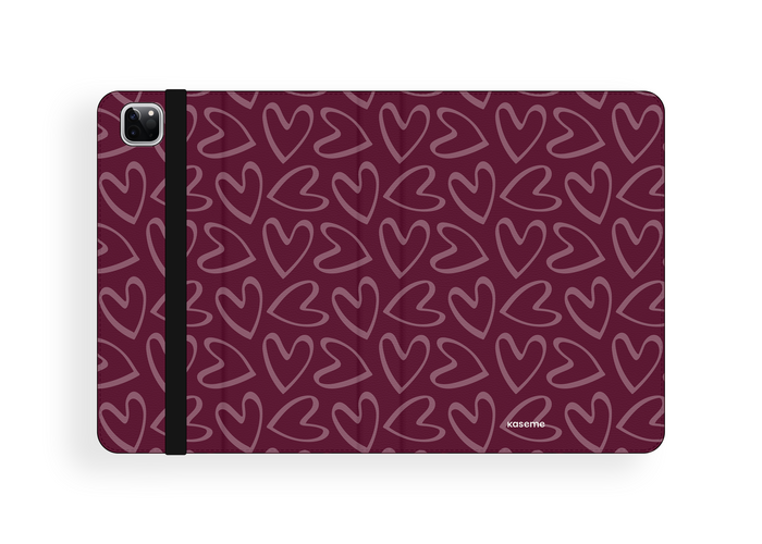 Heart beat iPad Folio