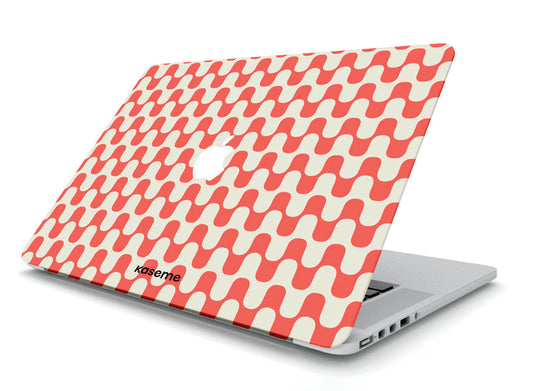 Hippy Red MacBook Skin