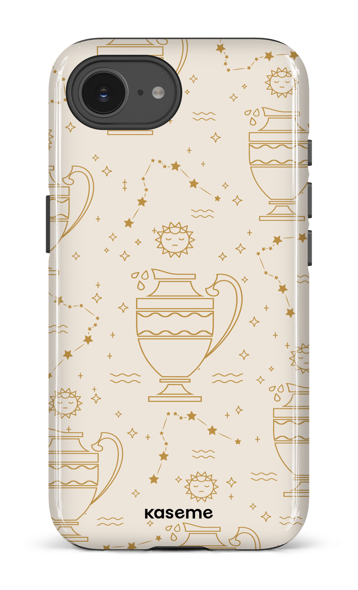 IPhone 16 E Impact Case Aquarius Beige -