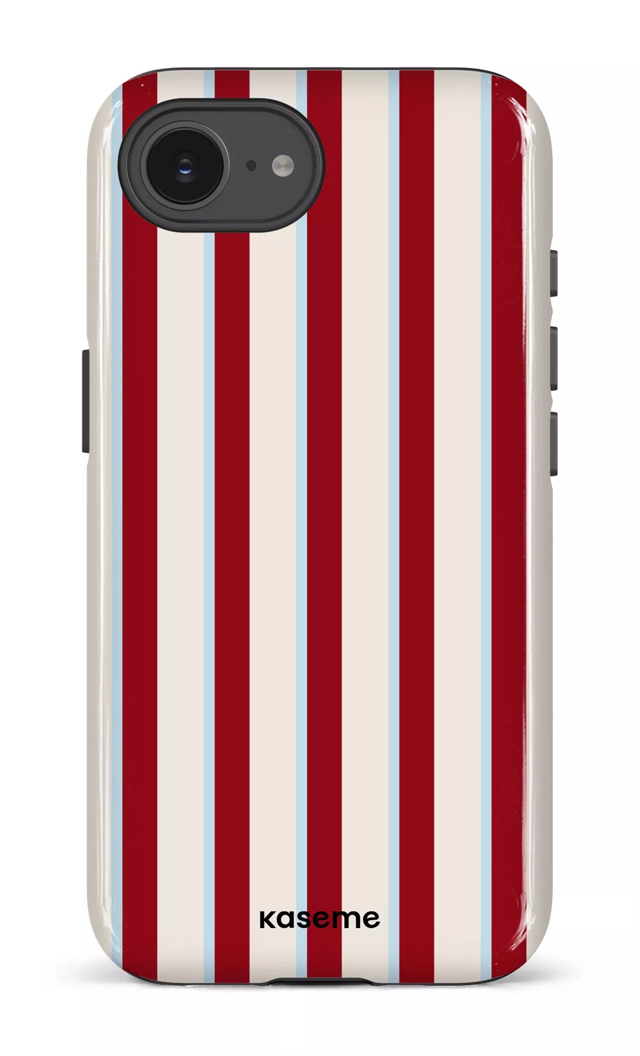 IPhone 16 E Impact Case Berry Lane Red & Blue -
