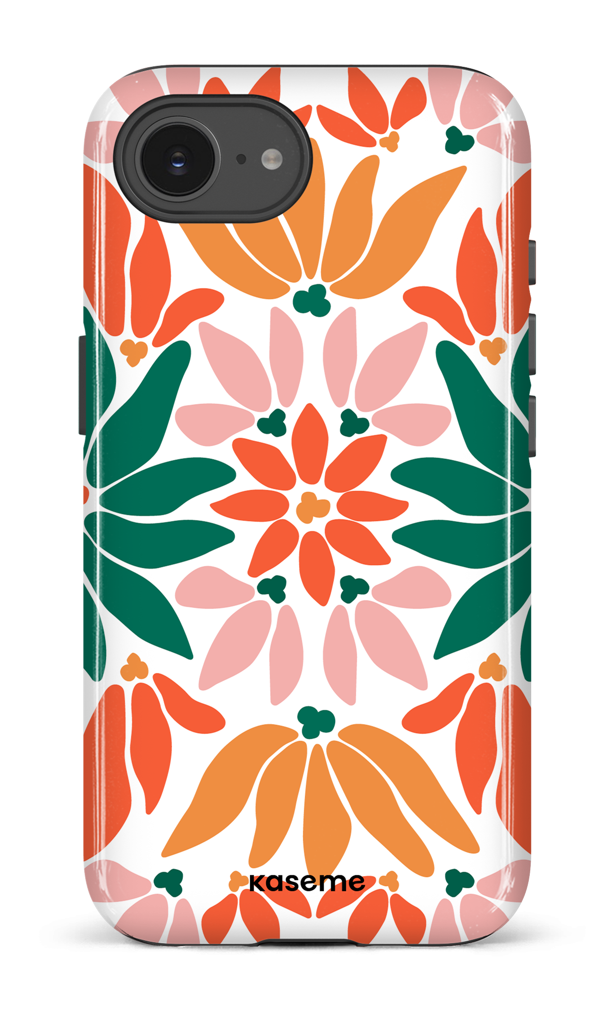 IPhone 16 E Impact Case Christmas Bouquet white -
