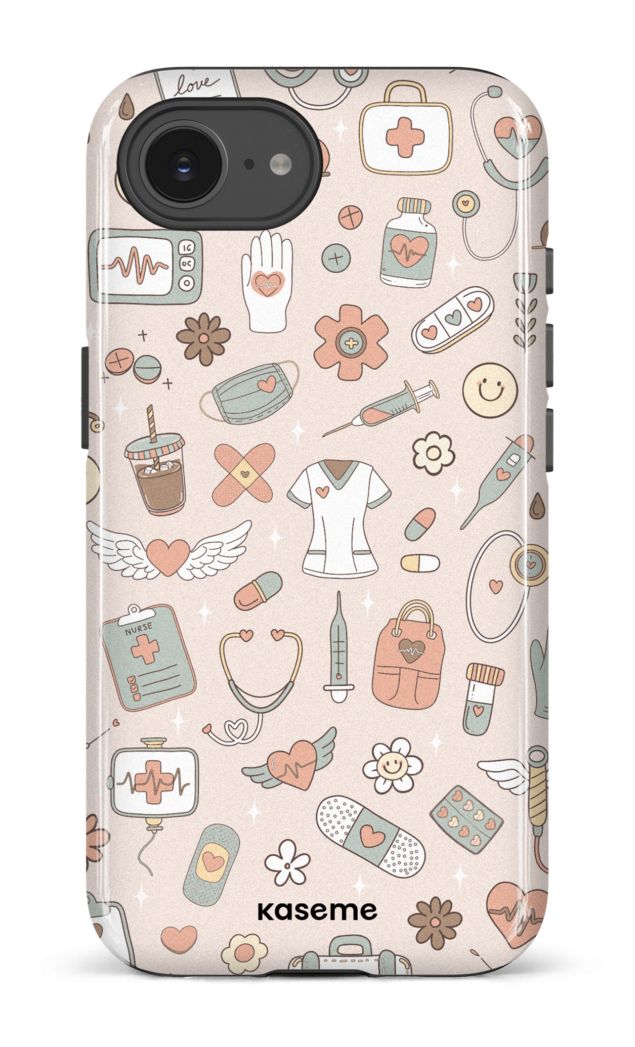 IPhone 16 E Impact Case Code Beige -