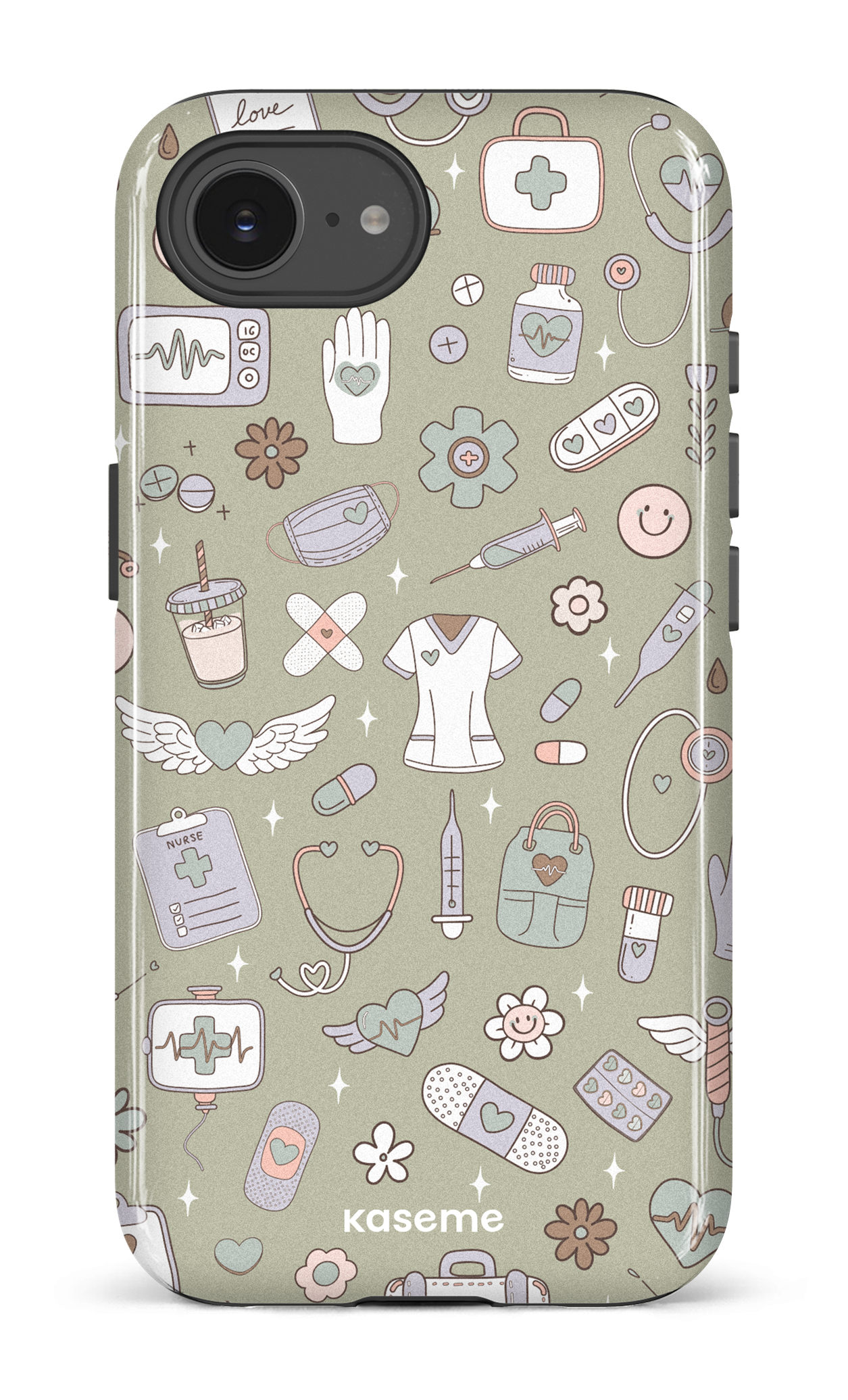 IPhone 16 E Impact Case Code Green -