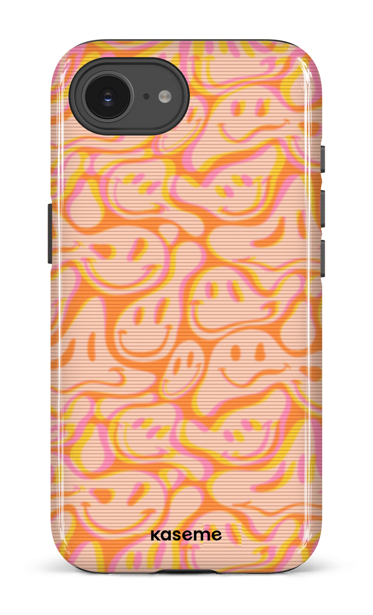 IPhone 16 E Impact Case Dystopia orange -