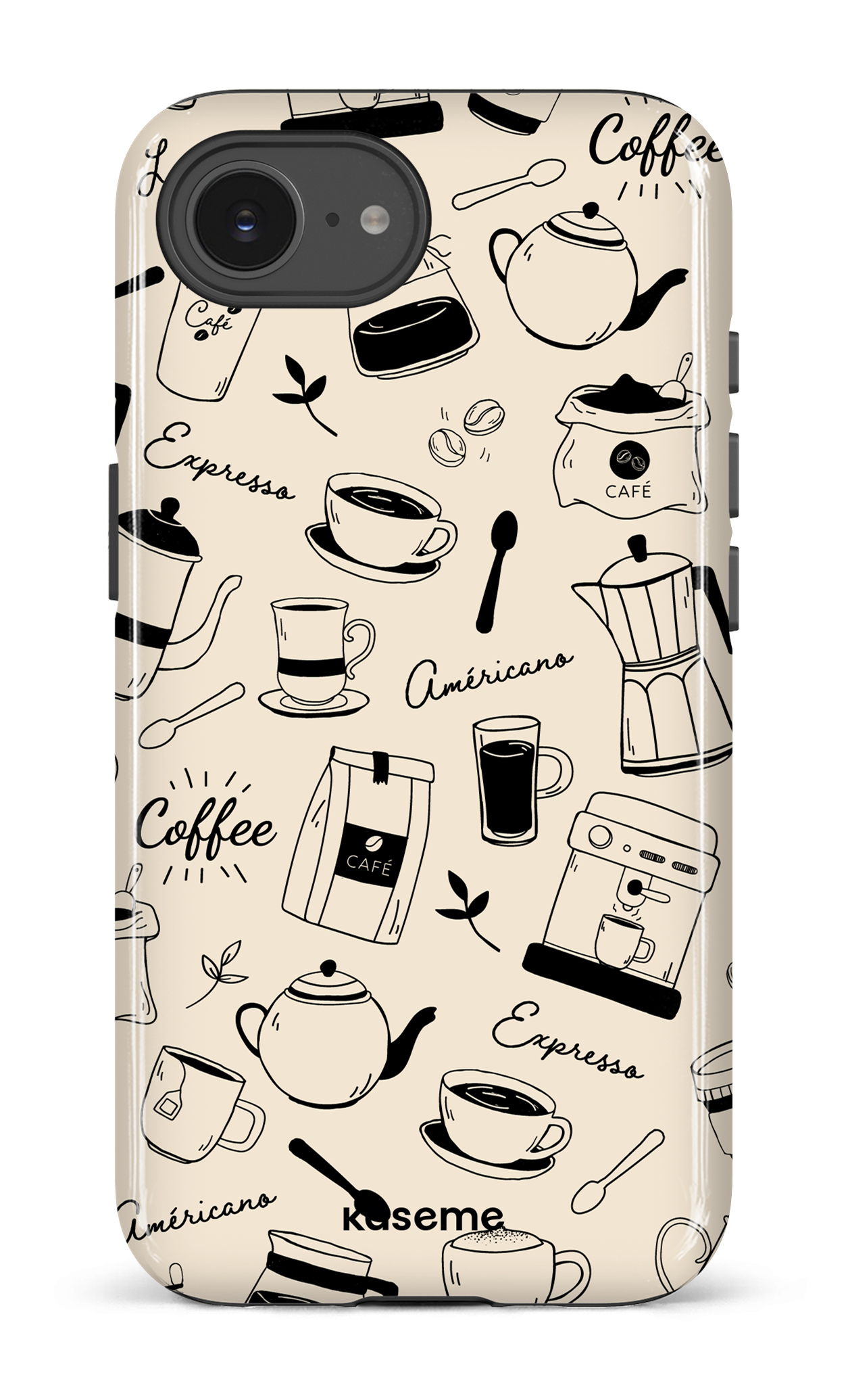 IPhone 16 E Impact Case Espresso -