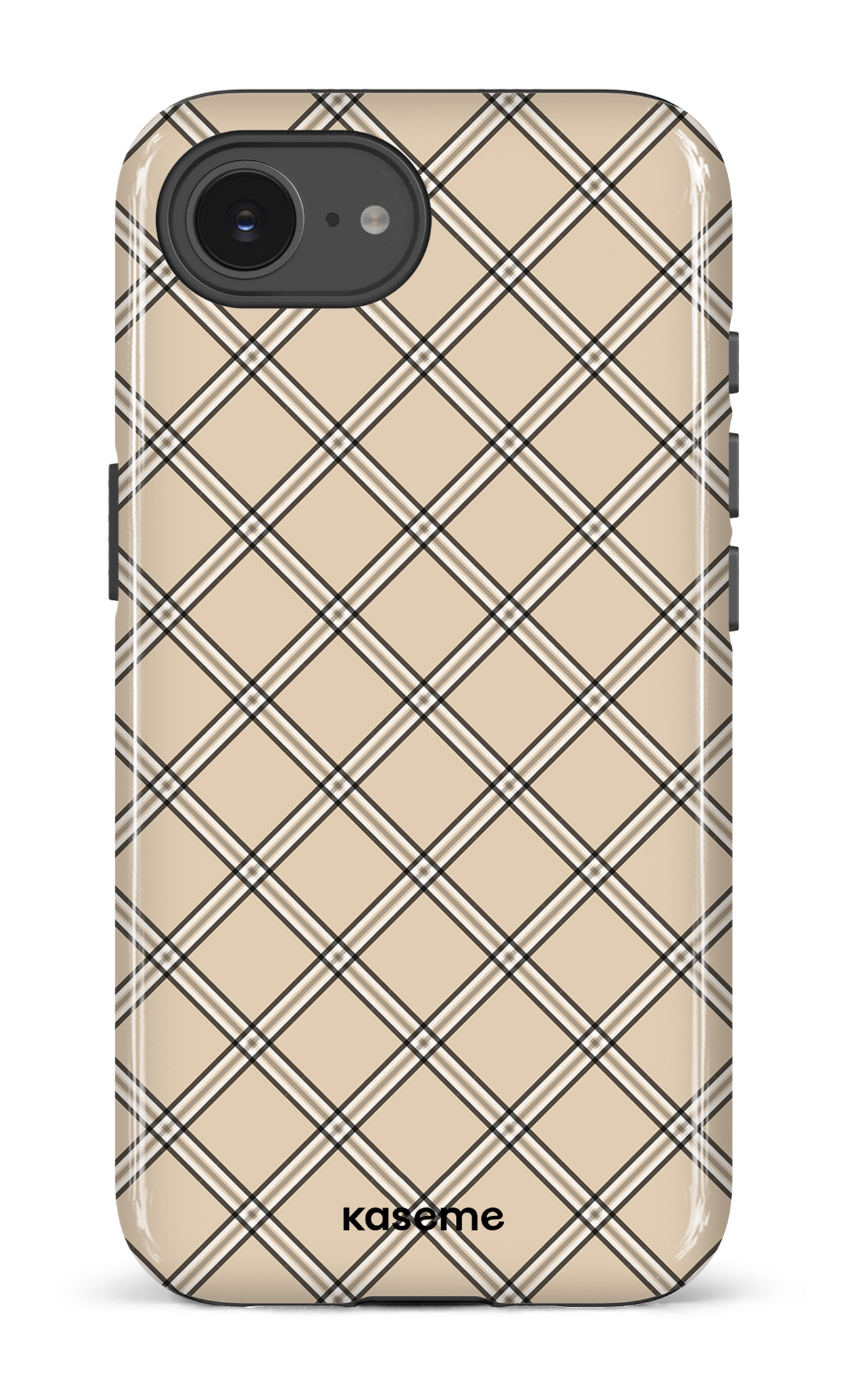 IPhone 16 E Impact Case Flannel Beige -
