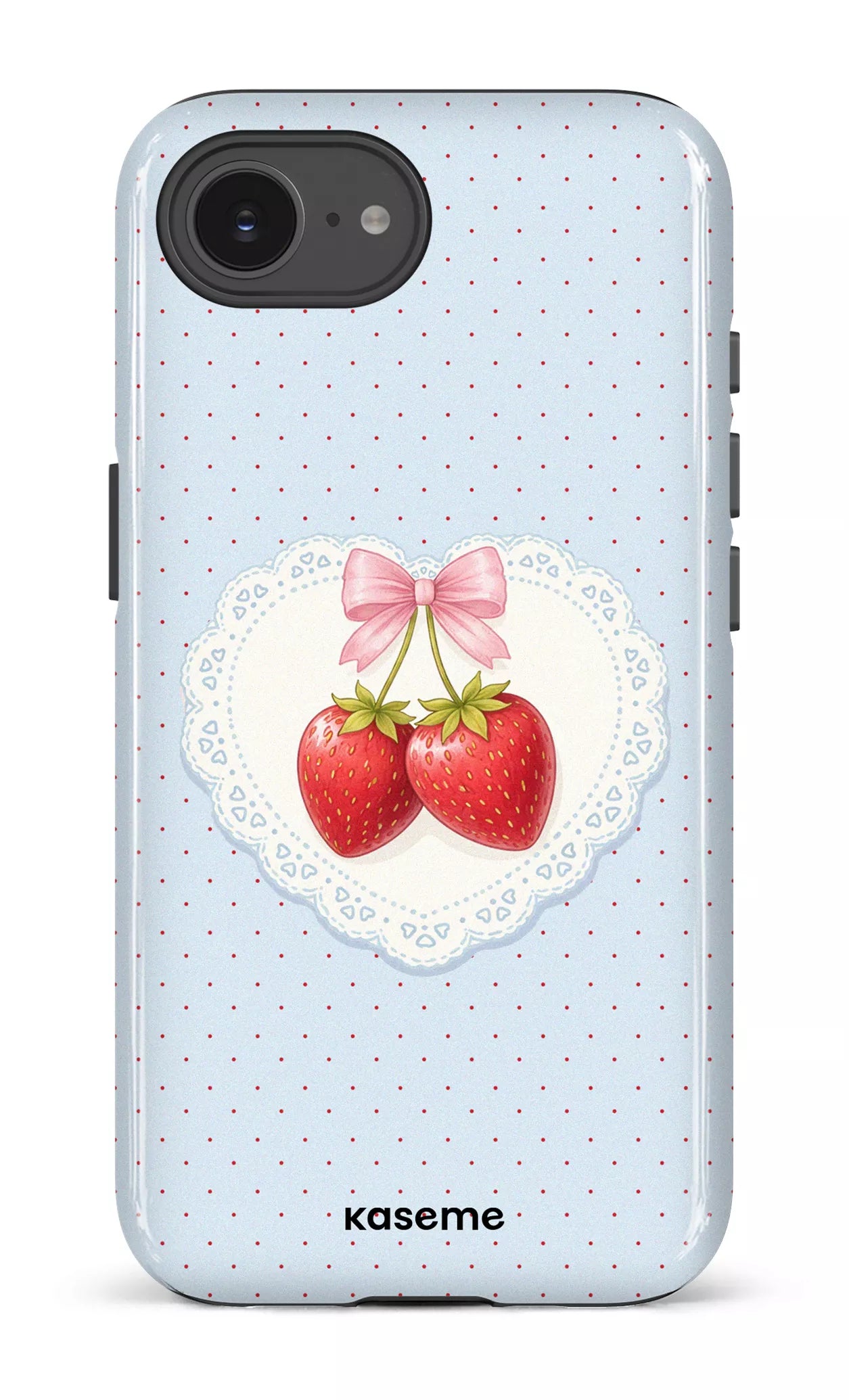 IPhone 16 E Impact Case Fresa Lace Blue -