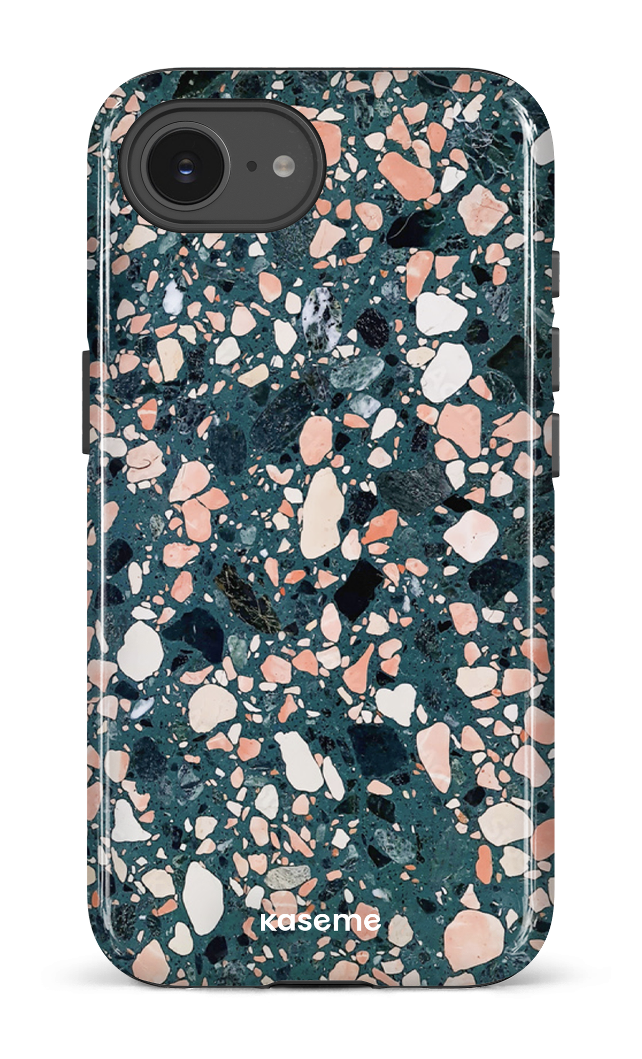 IPhone 16 E Impact Case Frozen stone Blue -