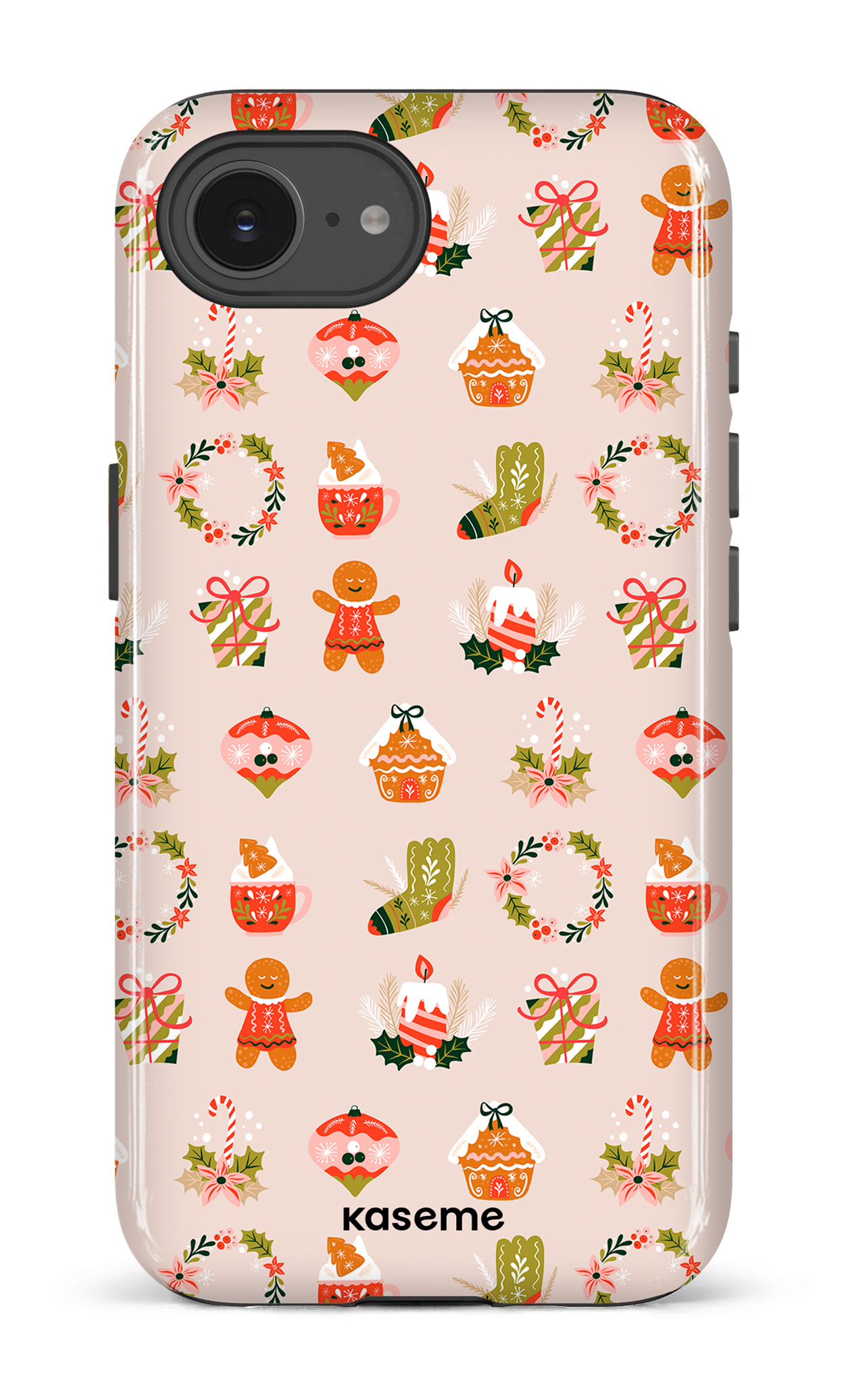 IPhone 16 E Impact Case Gingerbread -