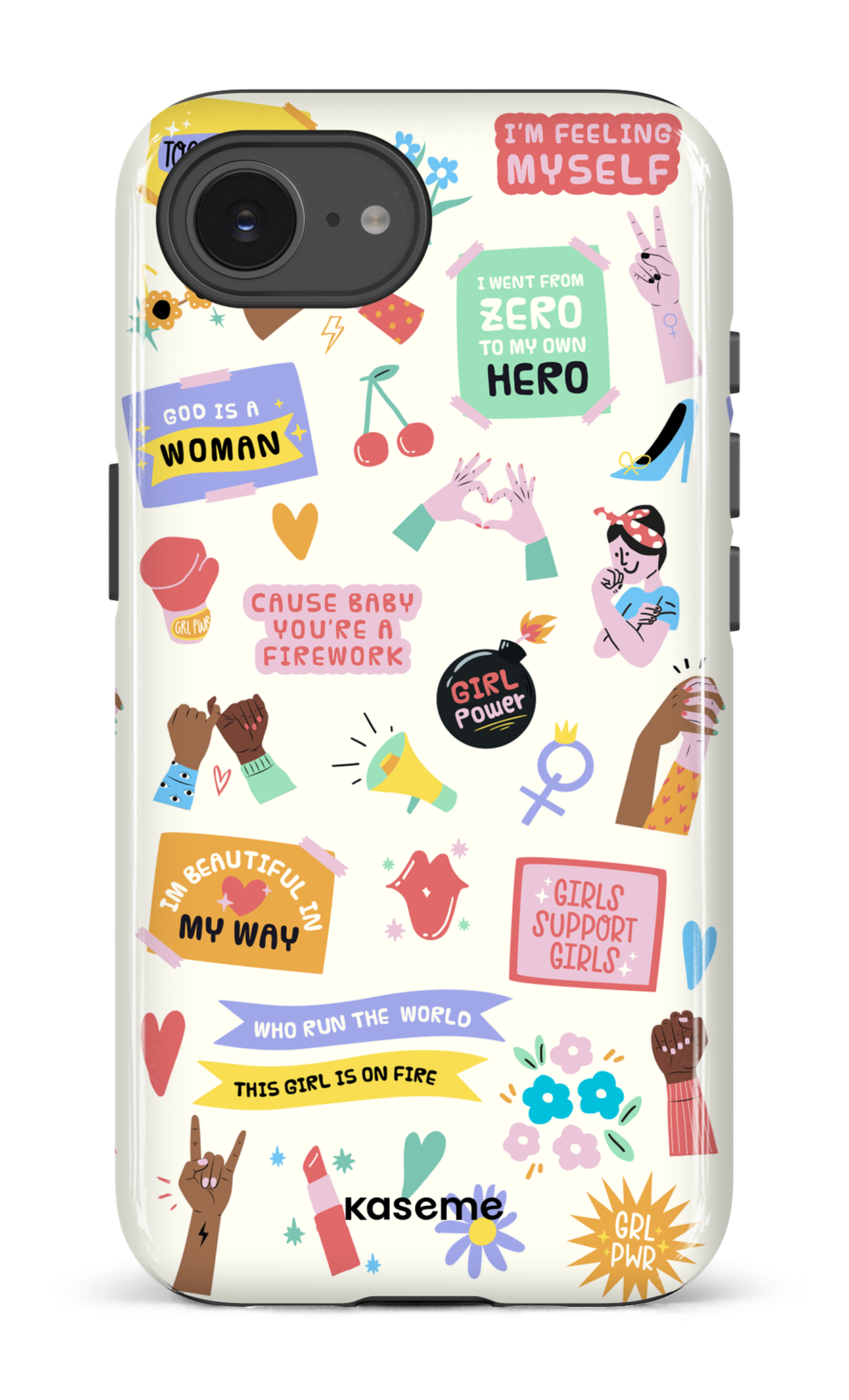 IPhone 16 E Impact Case Girl Boss -
