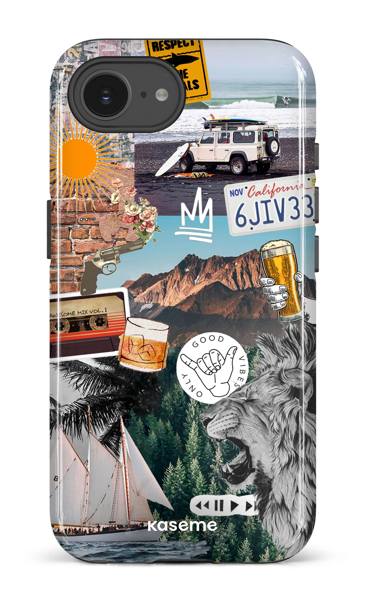 IPhone 16 E Impact Case Groovy -