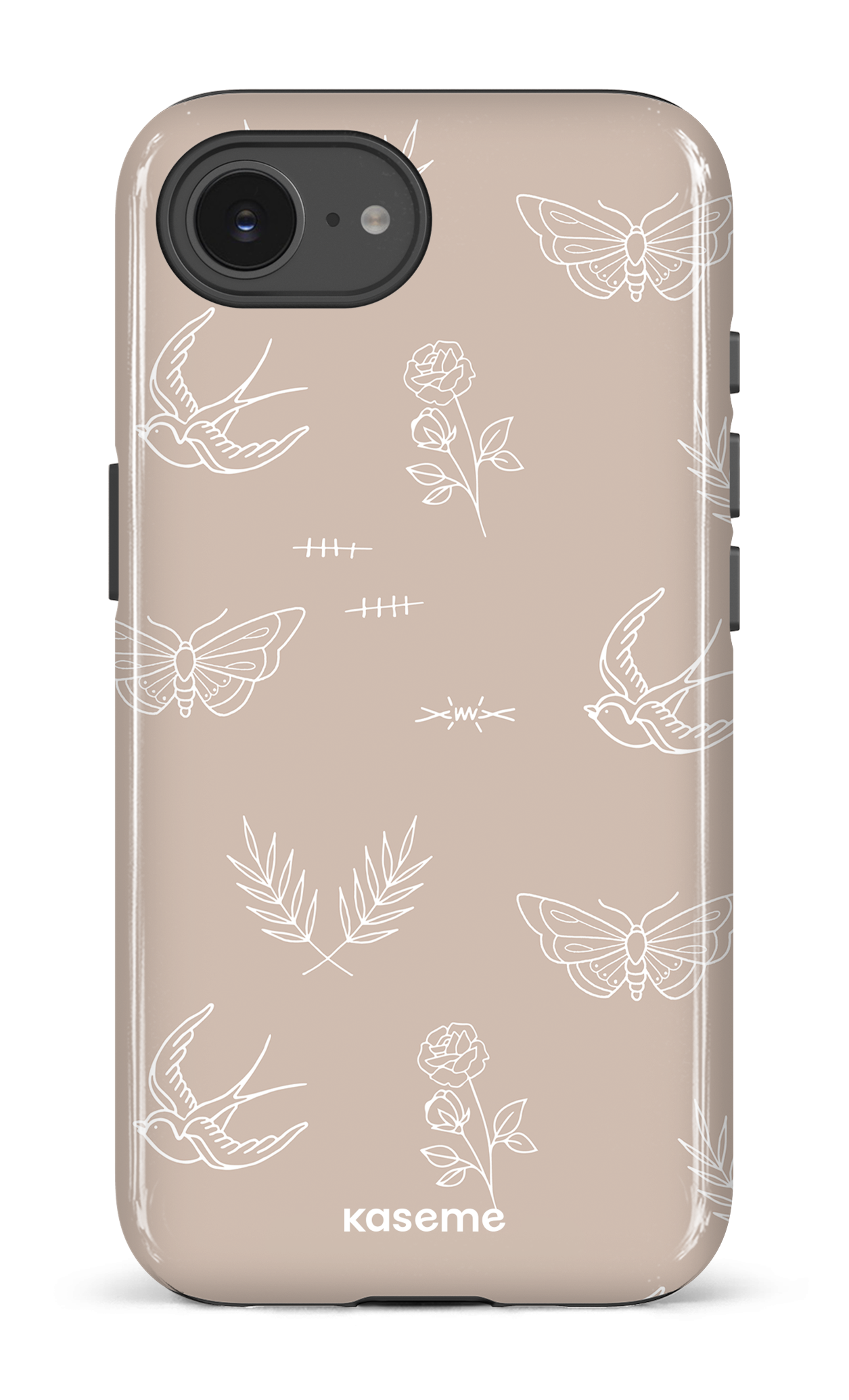 IPhone 16 E Impact Case Ink beige -