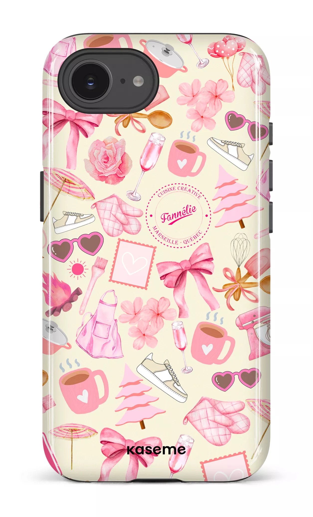 IPhone 16 E Impact Case Les icônes de Fannélie -