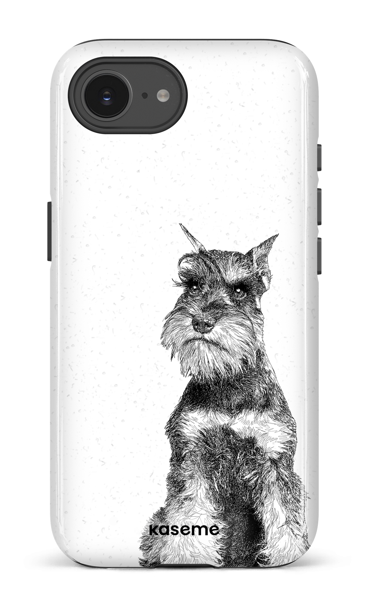 IPhone 16 E Impact Case Miniature Schnauzer -