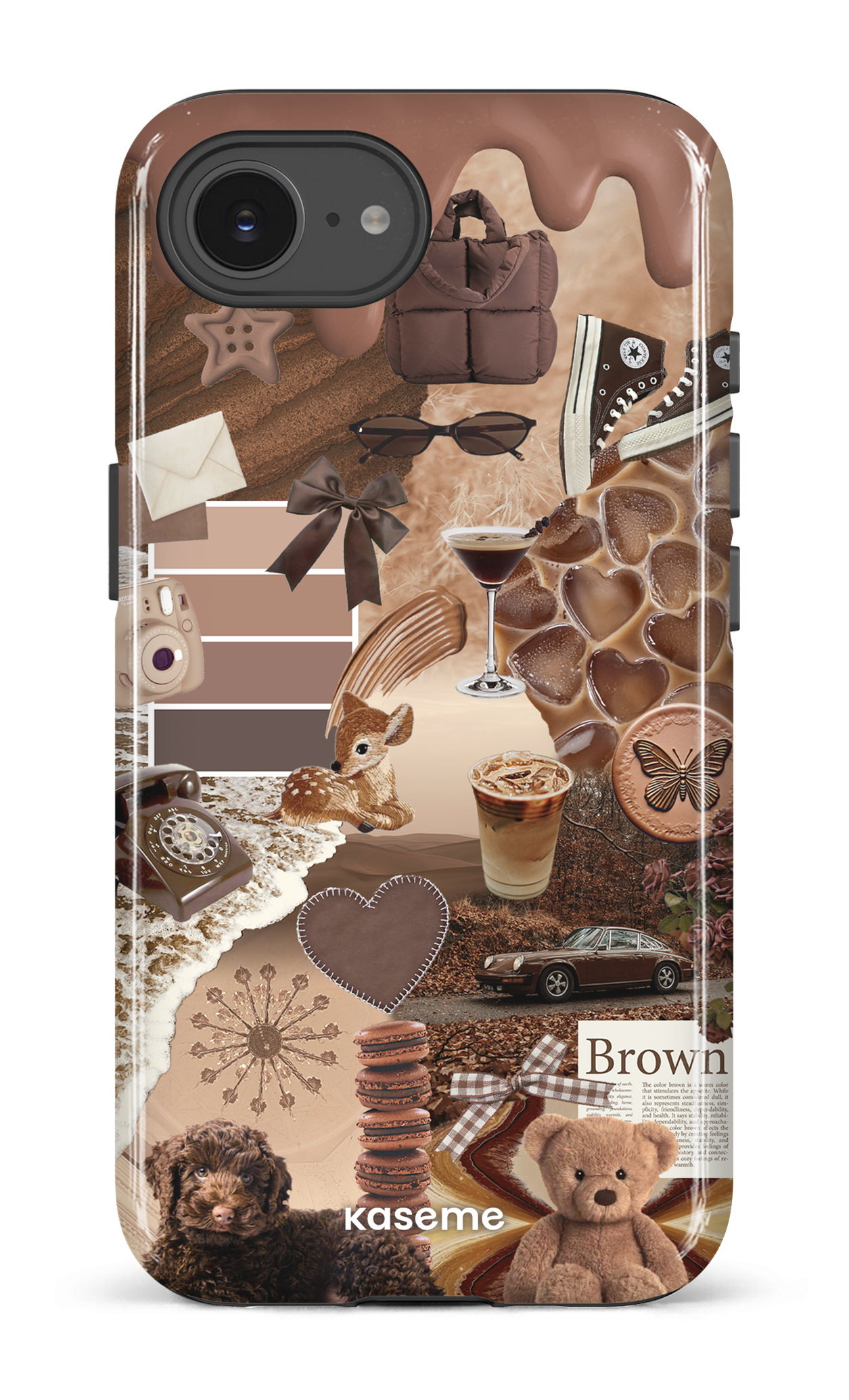 IPhone 16 E Impact Case Mocha Muse -