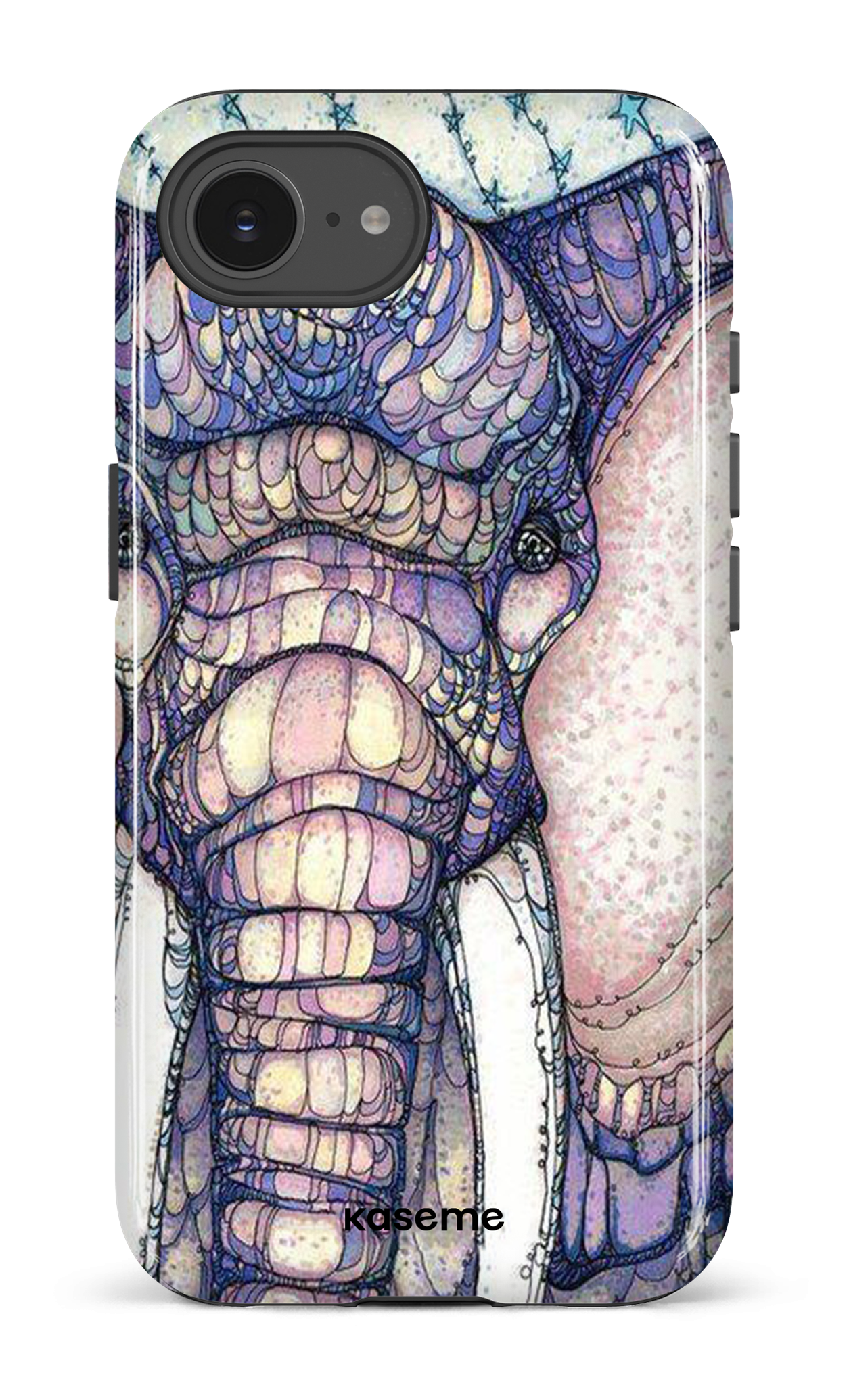 IPhone 16 E Impact Case Mosaic Elephant -