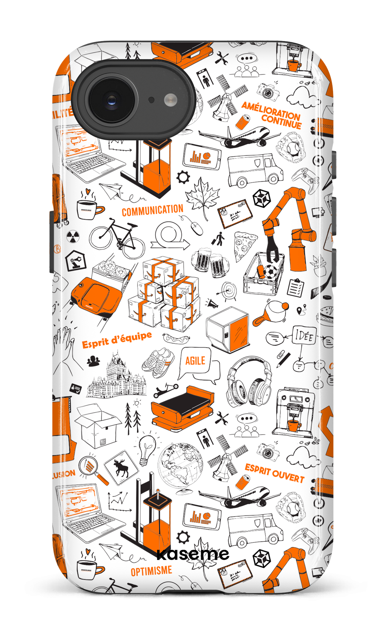 IPhone 16 E Impact Case Murale Vanderlande -