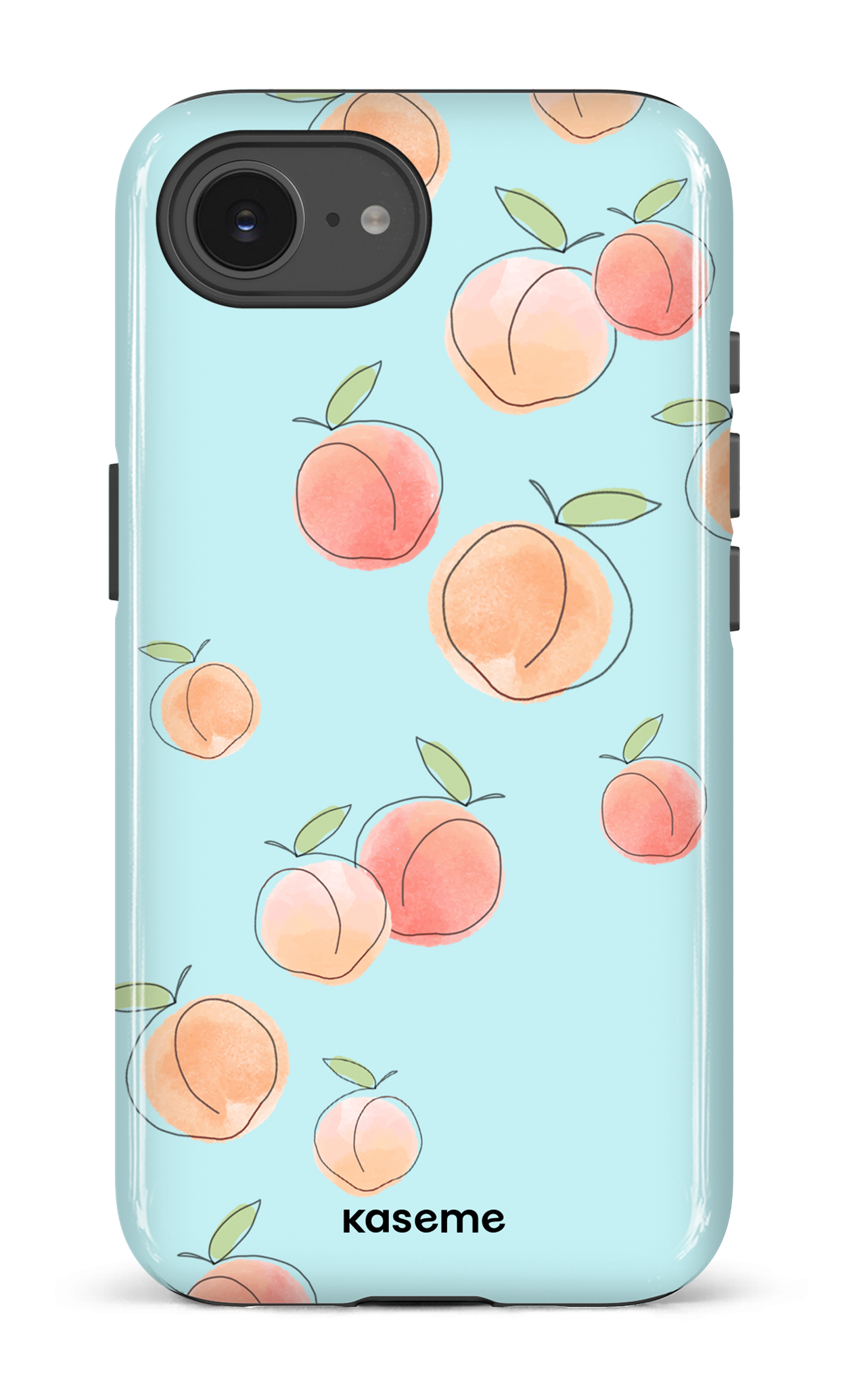 IPhone 16 E Impact Case Peachy Blue -