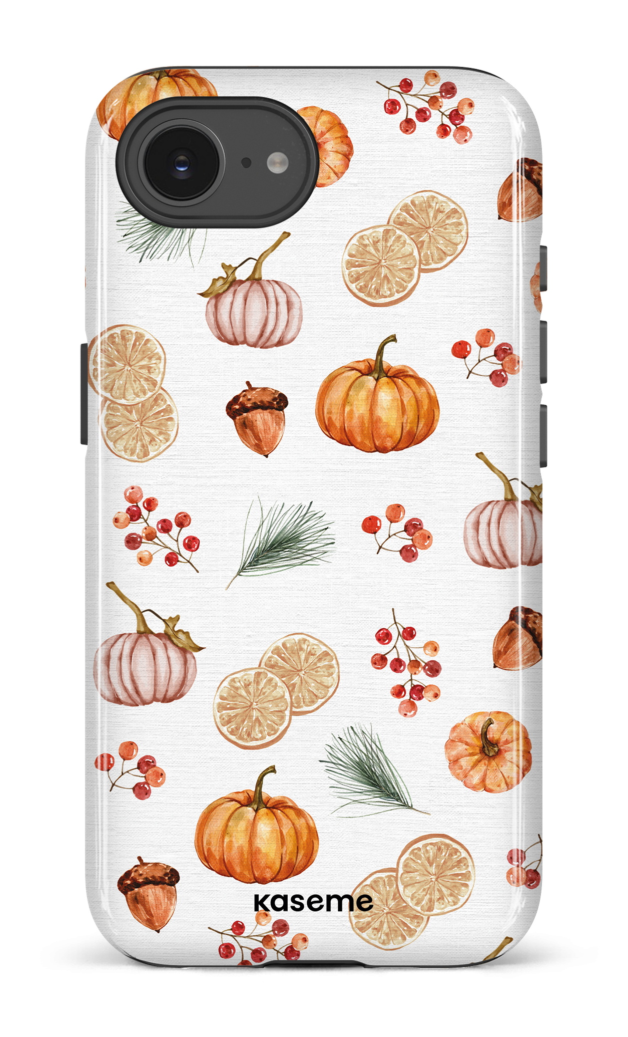 IPhone 16 E Impact Case Pumpkin Garden -