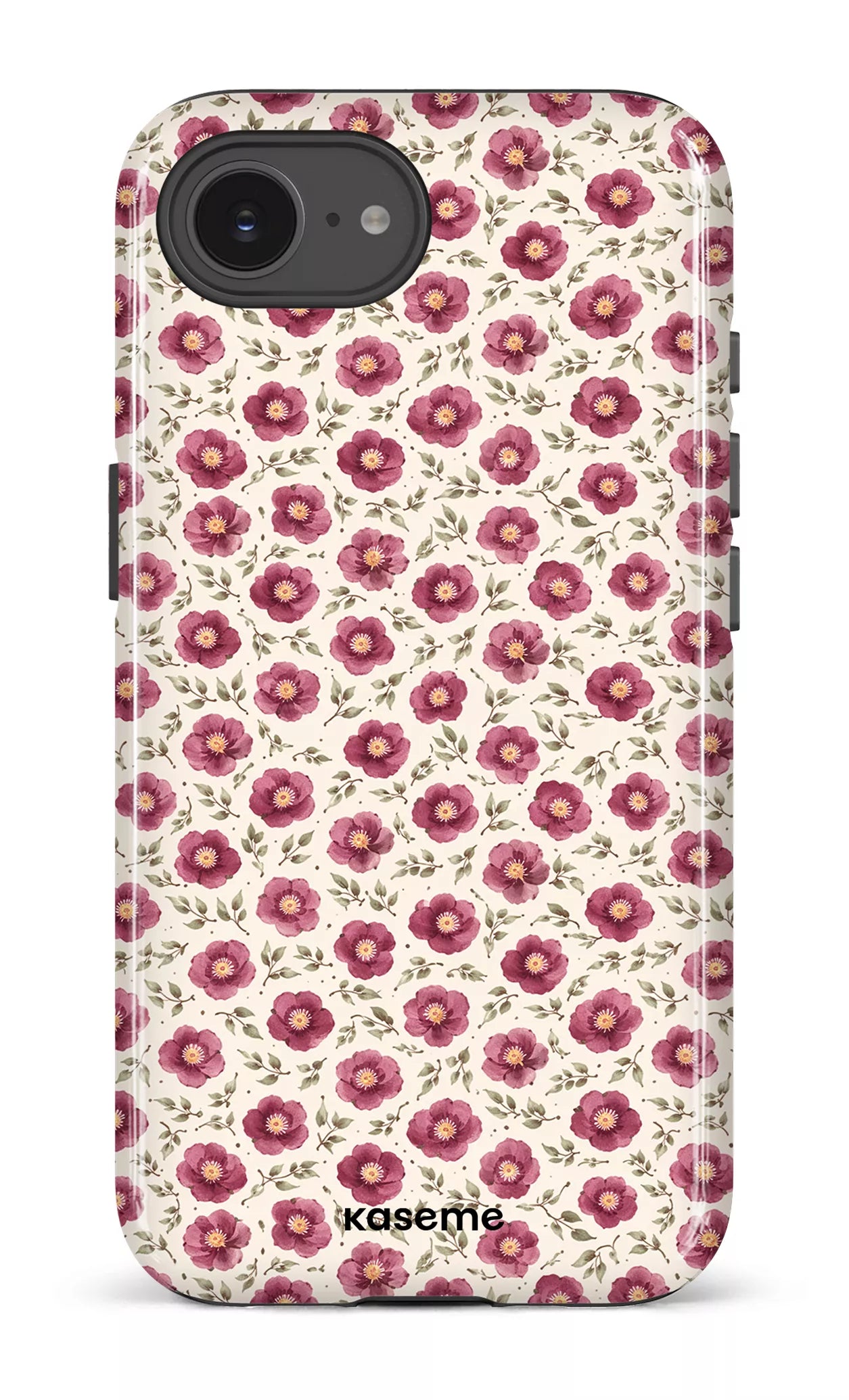 IPhone 16 E Impact Case Ruby Bloom -
