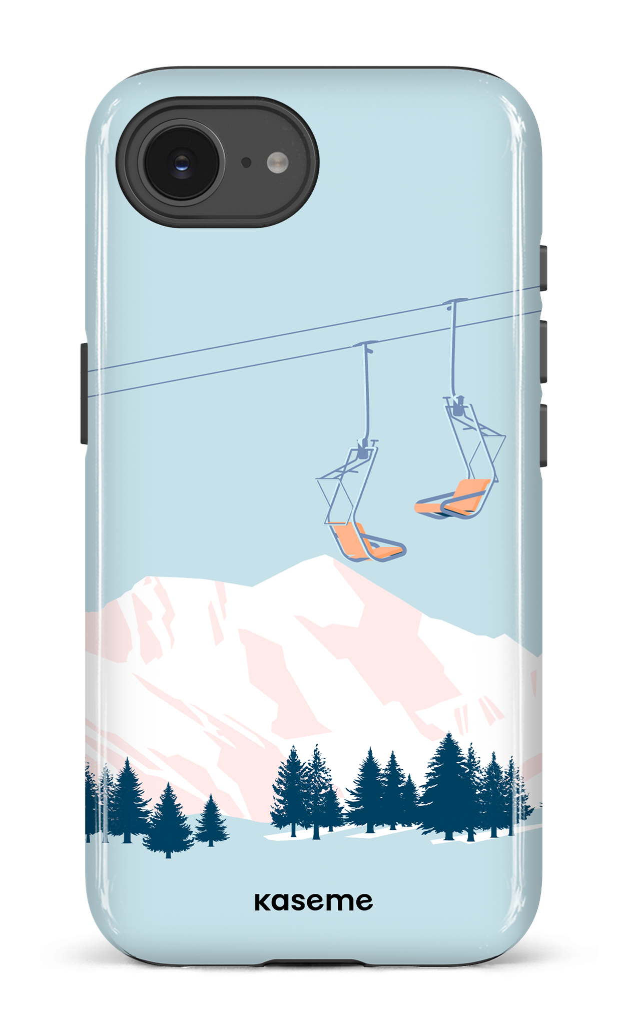 IPhone 16 E Impact Case Ski Lift -