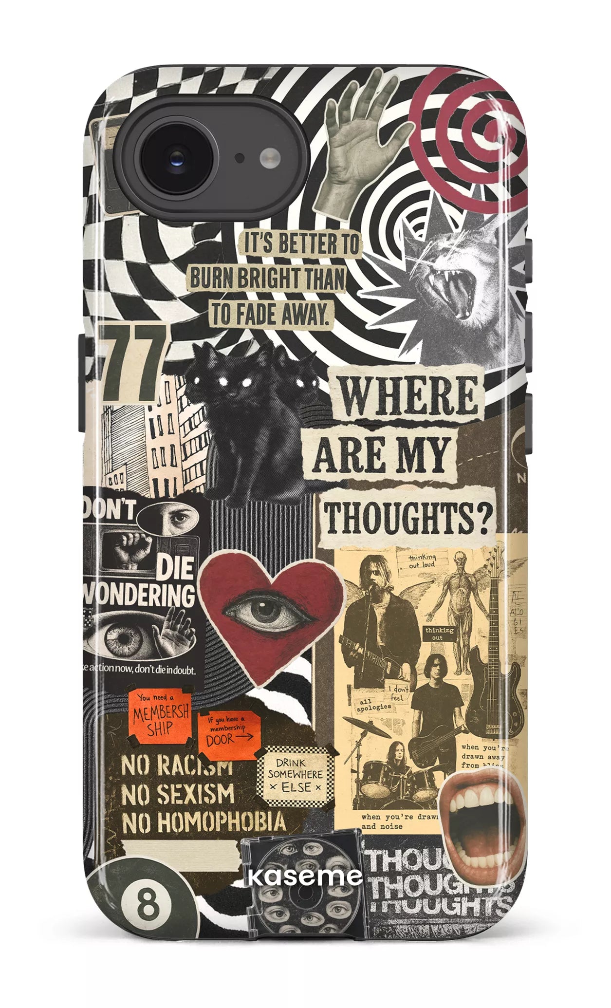 IPhone 16 E Impact Case Static Feelings -