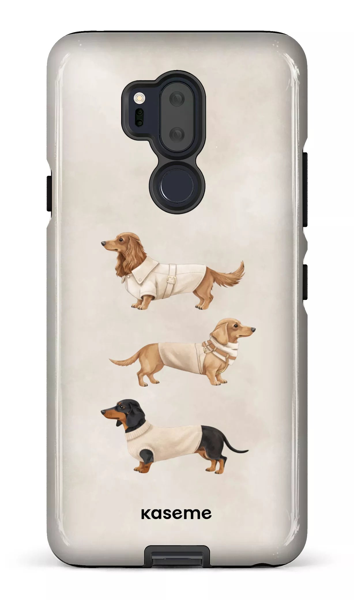 LG G7 Tough Doxies Club Beige -