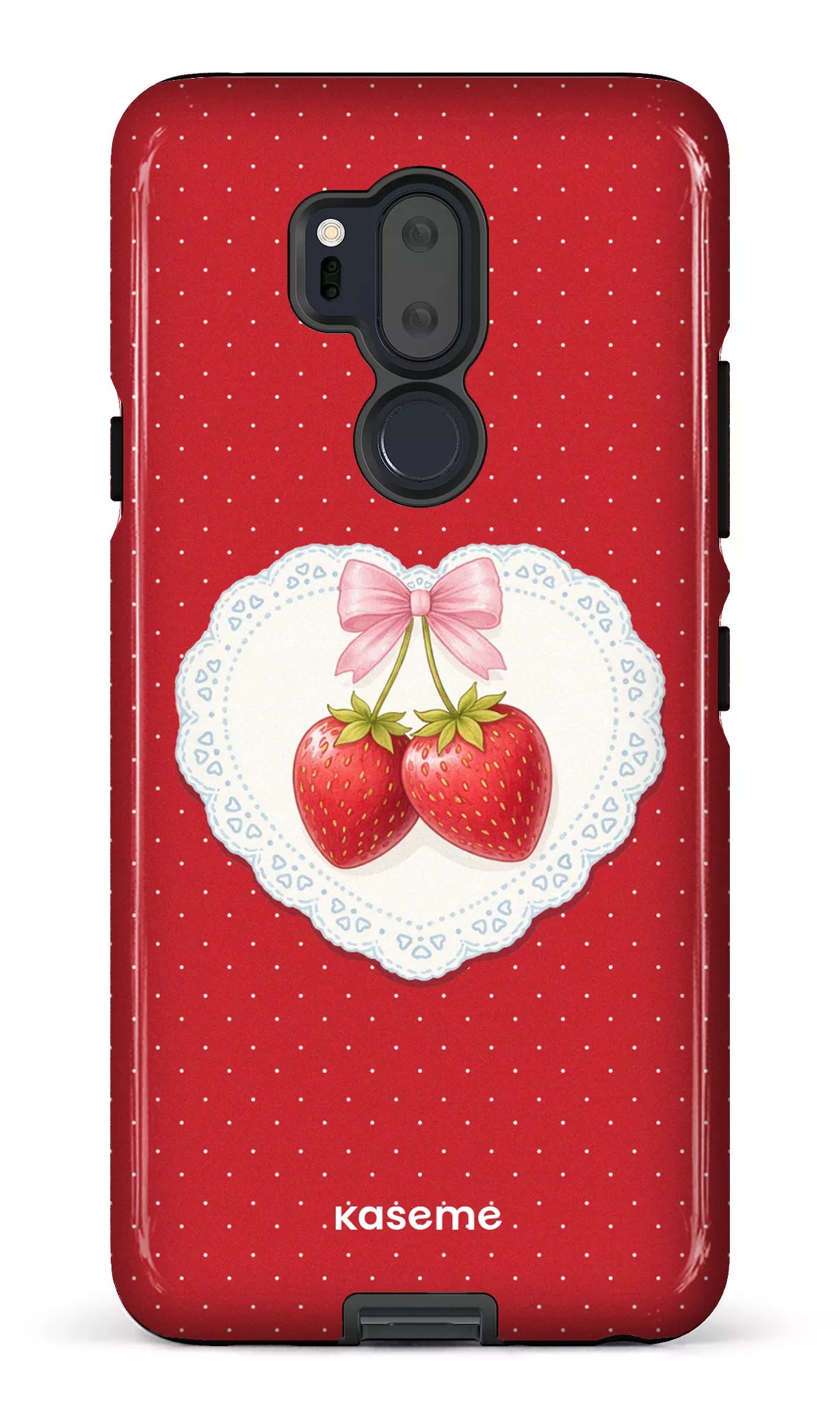 LG G7 Tough Fresa Lace Red -