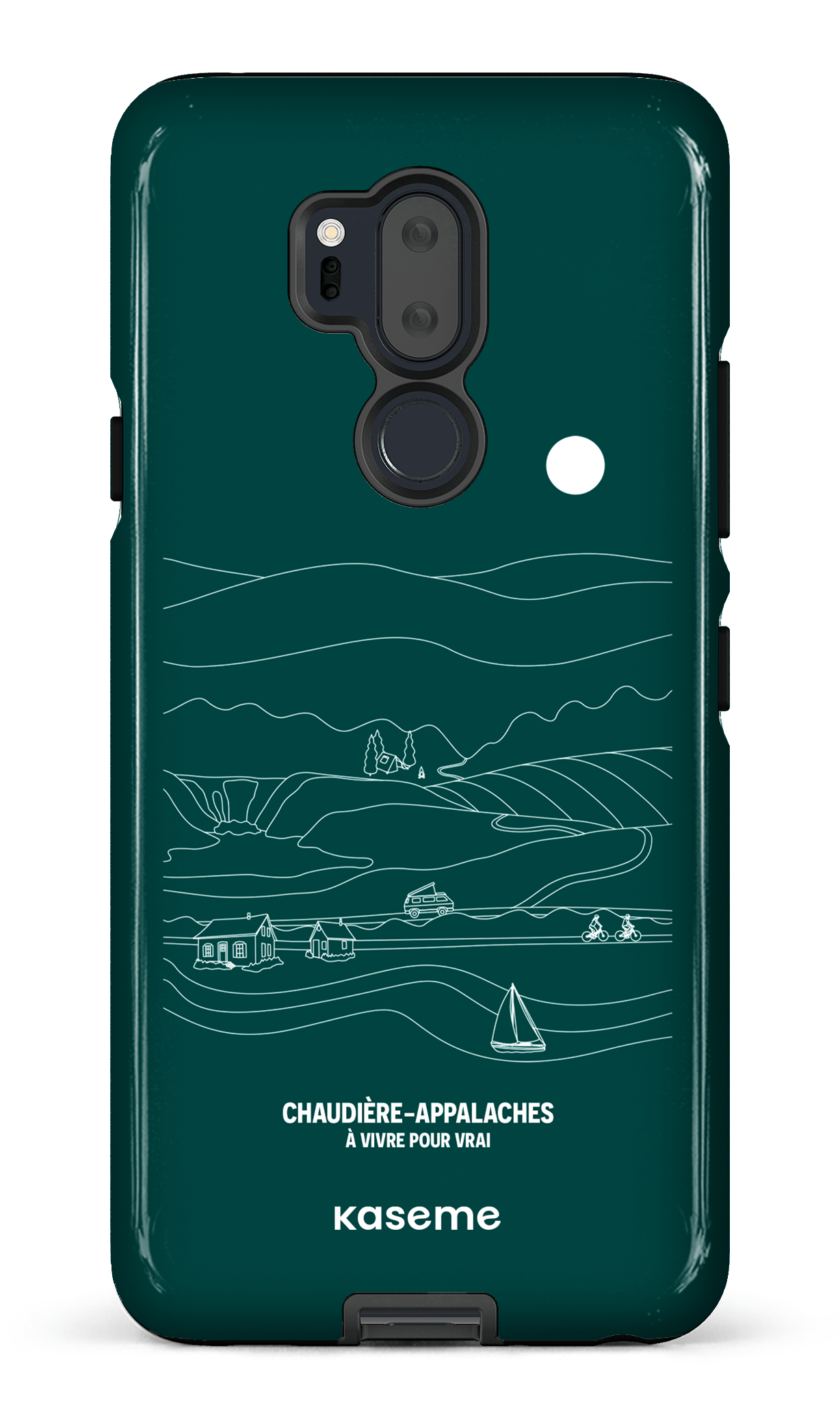 LG G7 Tough Paysage Line Art par TCA -