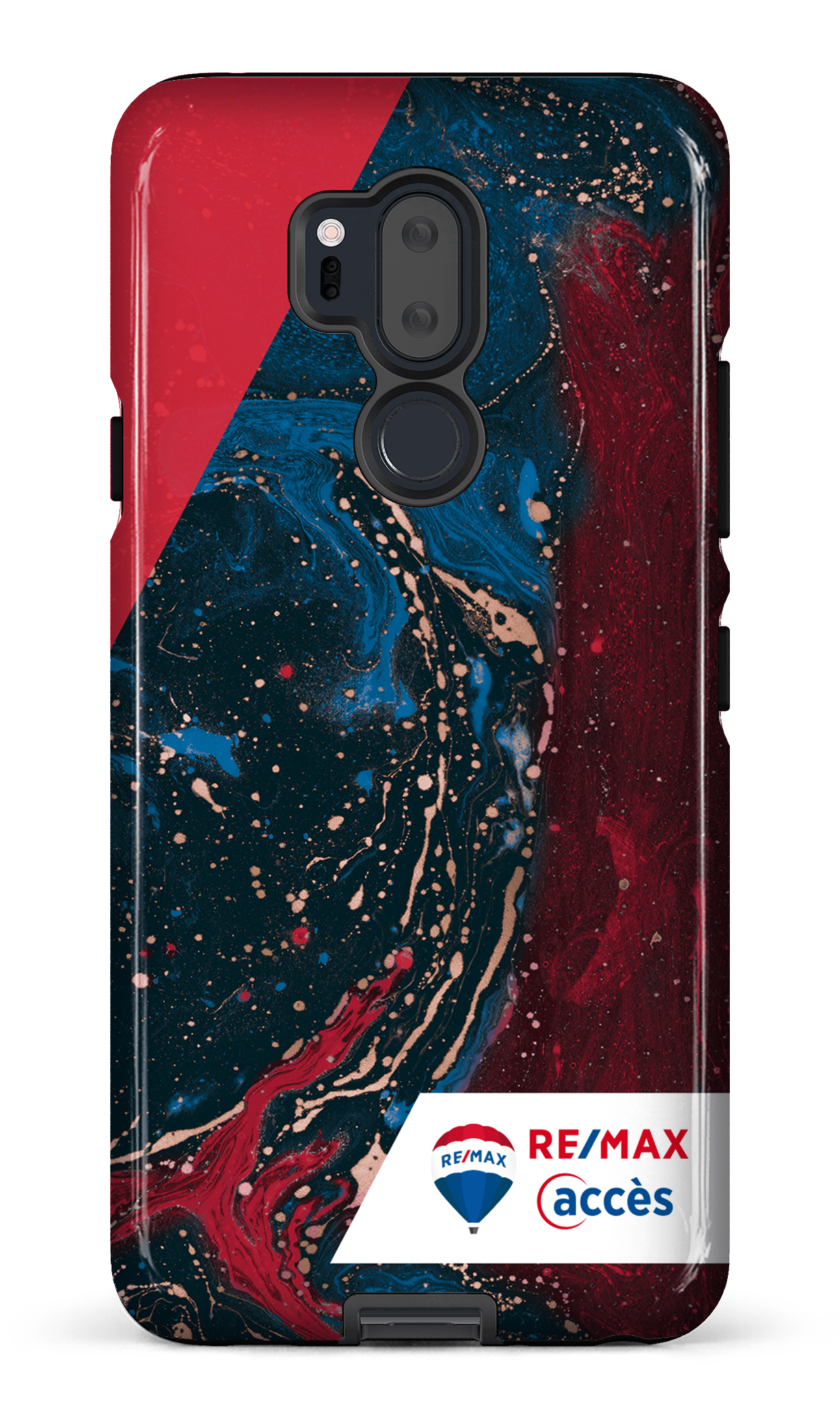LG G7 Tough Peinture marbrée sombre -