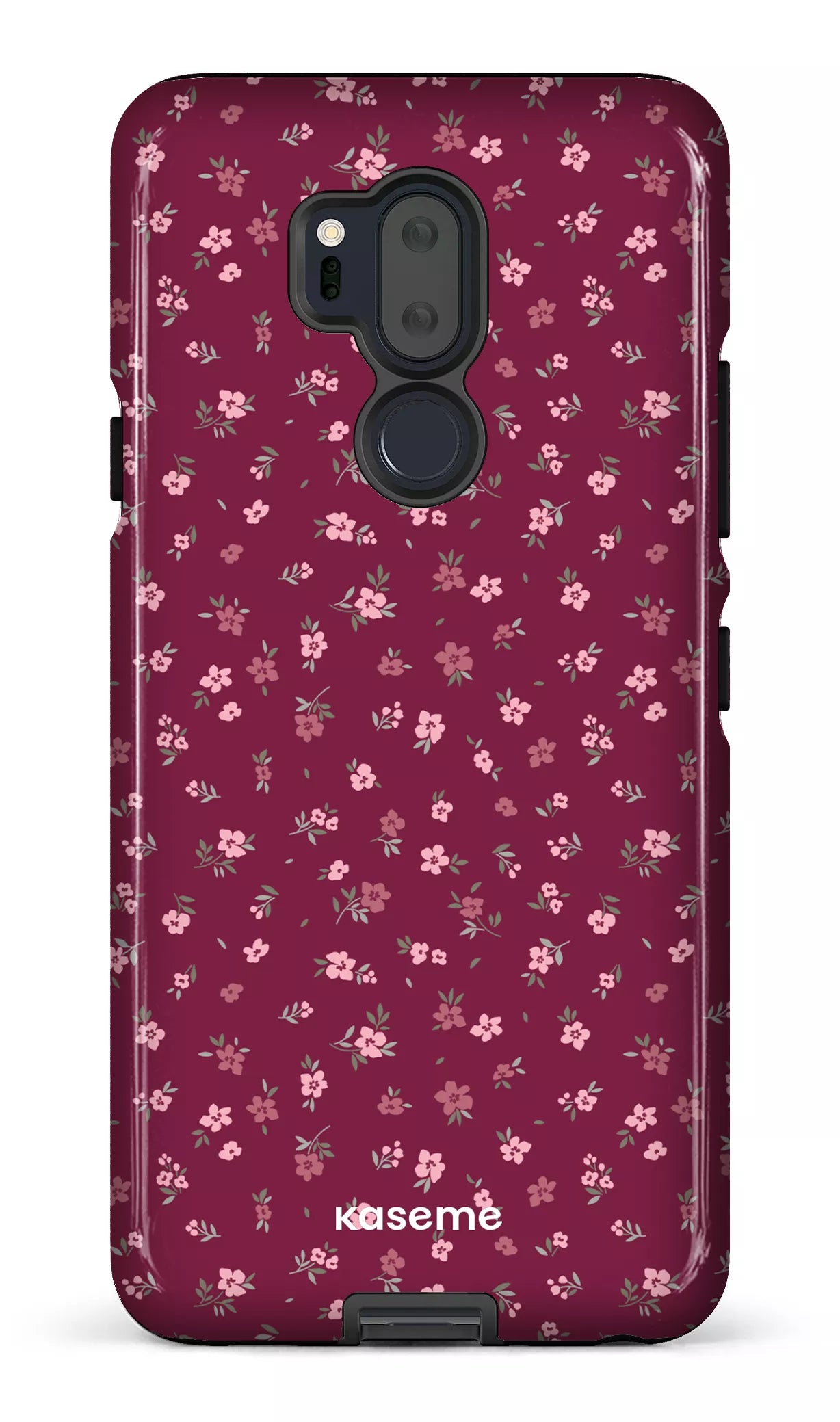 LG G7 Tough Porcelain Blossom Burgundy -