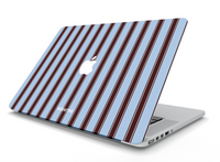La Linea Blue MacBook Skin by Marina Bastarache