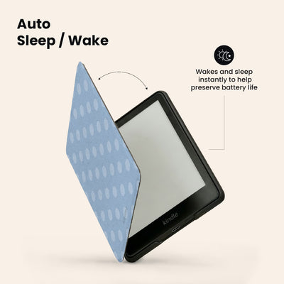 La Drey Blue E-Reader Case by Marina Bastarache Thumbnail en EReader 03