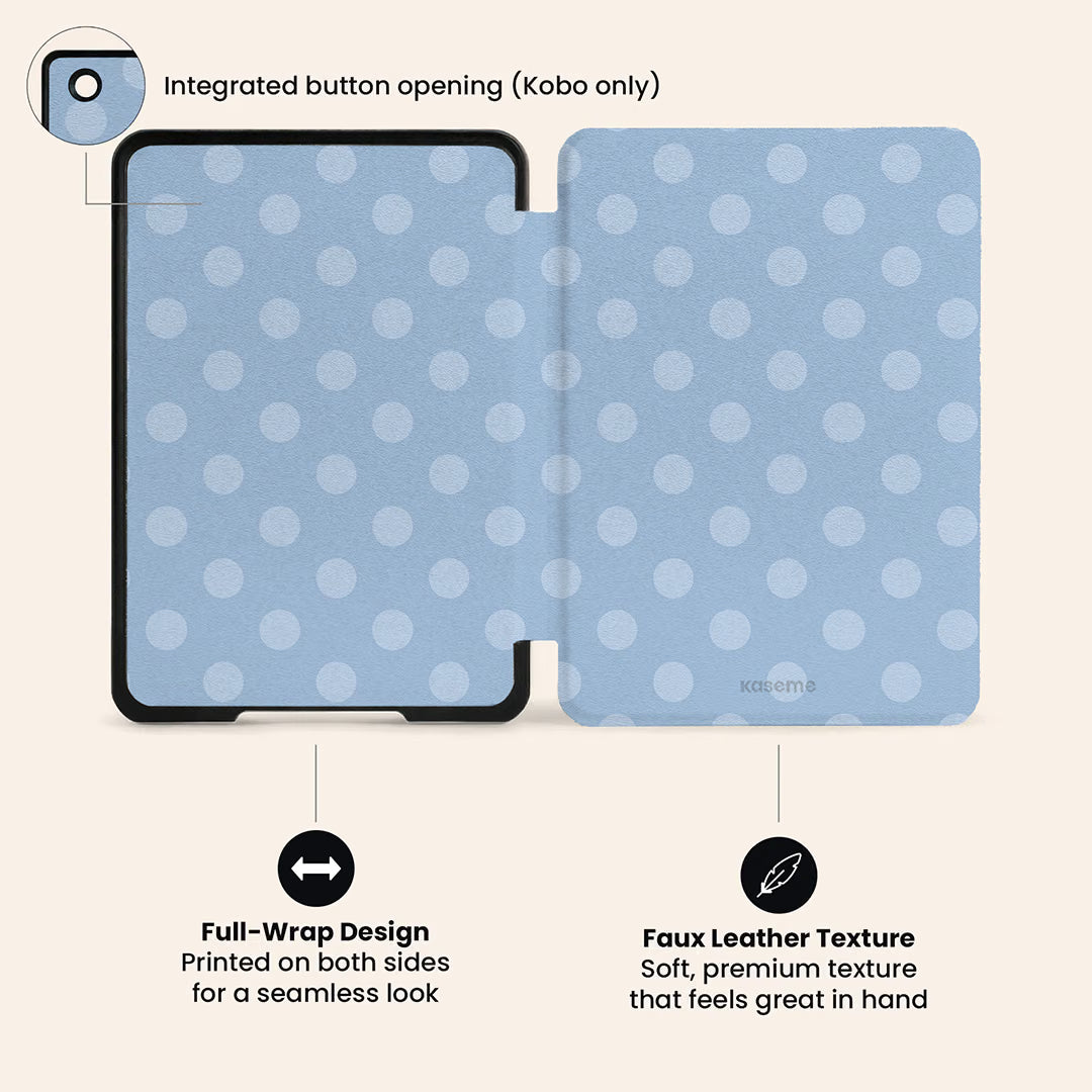 La Drey Blue E-Reader Case by Marina Bastarache Thumbnail en EReader 05