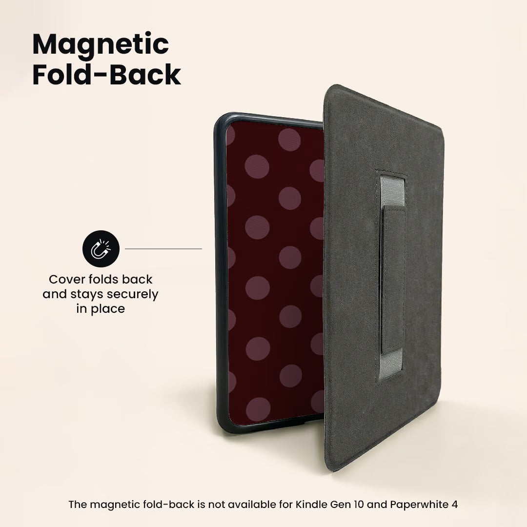 La Drey Burgundy E-Reader Case by Marina Bastarache Thumbnail en EReader 04