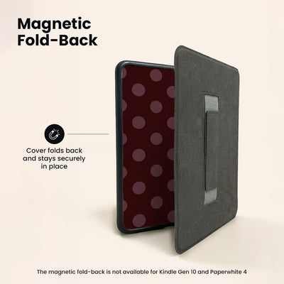 La Drey Burgundy E-Reader Case by Marina Bastarache Thumbnail en EReader 04