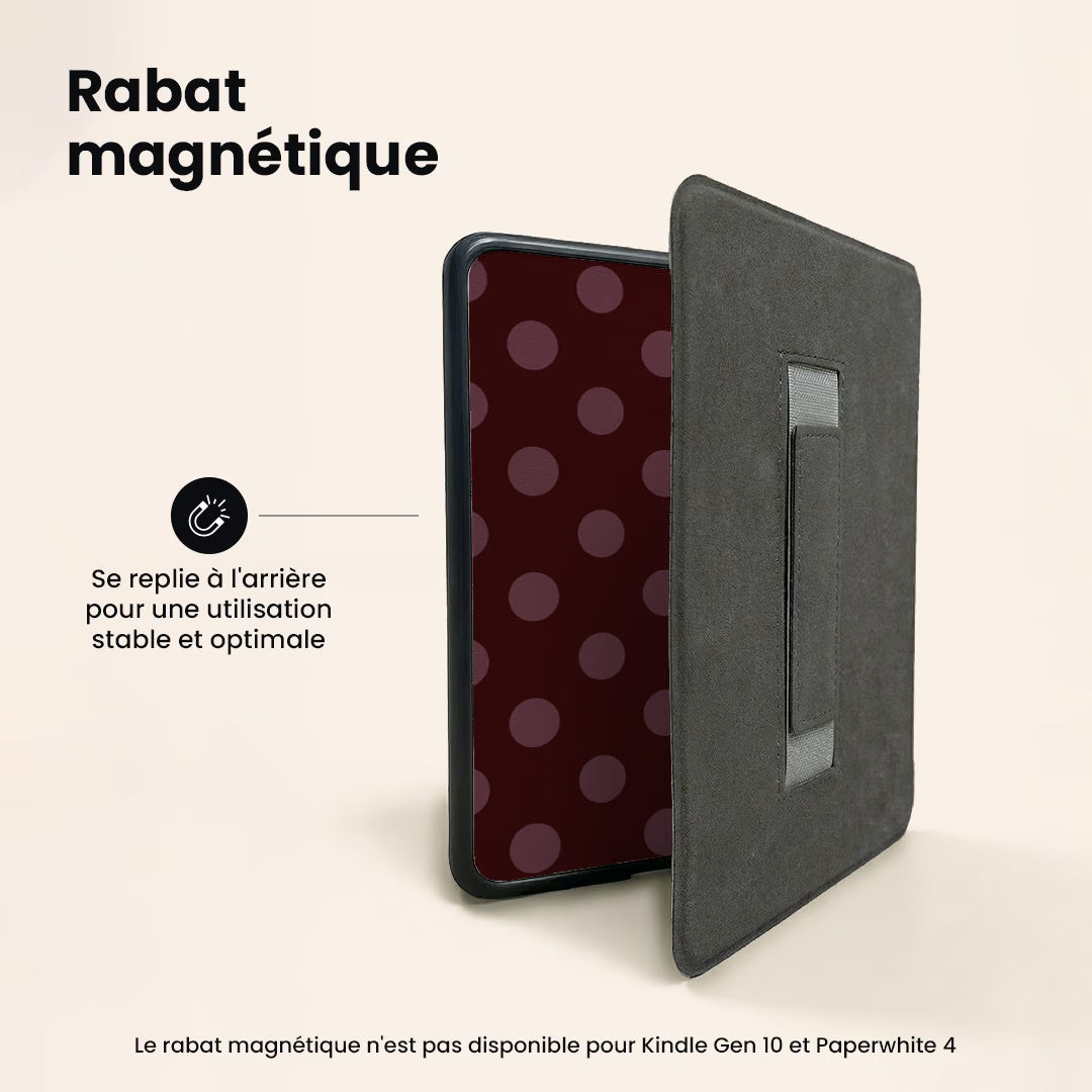 La Drey Burgundy E-Reader Case by Marina Bastarache Thumbnail fr EReader 04