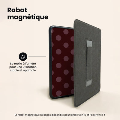 La Drey Burgundy E-Reader Case by Marina Bastarache Thumbnail fr EReader 04