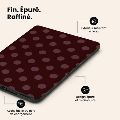 La Drey Burgundy E-Reader Case by Marina Bastarache Thumbnail fr EReader 07