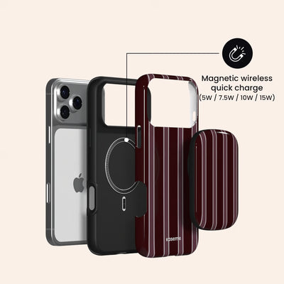 La Linea Burgundy ChargePod by Marina Bastarache Thumbnail en ChargePods 04