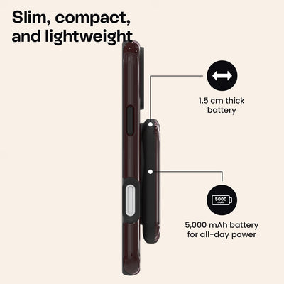 La Linea Burgundy ChargePod by Marina Bastarache Thumbnail en ChargePods 05