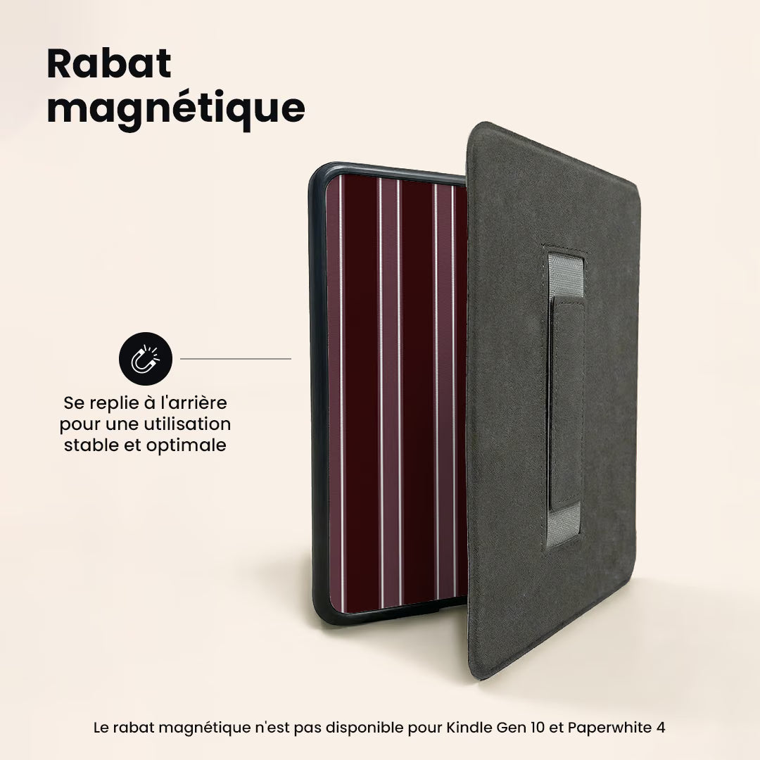 La Linea Burgundy E-Reader Case by Marina Bastarache Thumbnail fr EReader 04