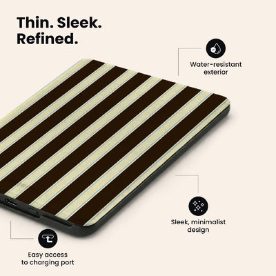 La Linea Mocha E-Reader Case by Marina Bastarache Thumbnail en EReader 07